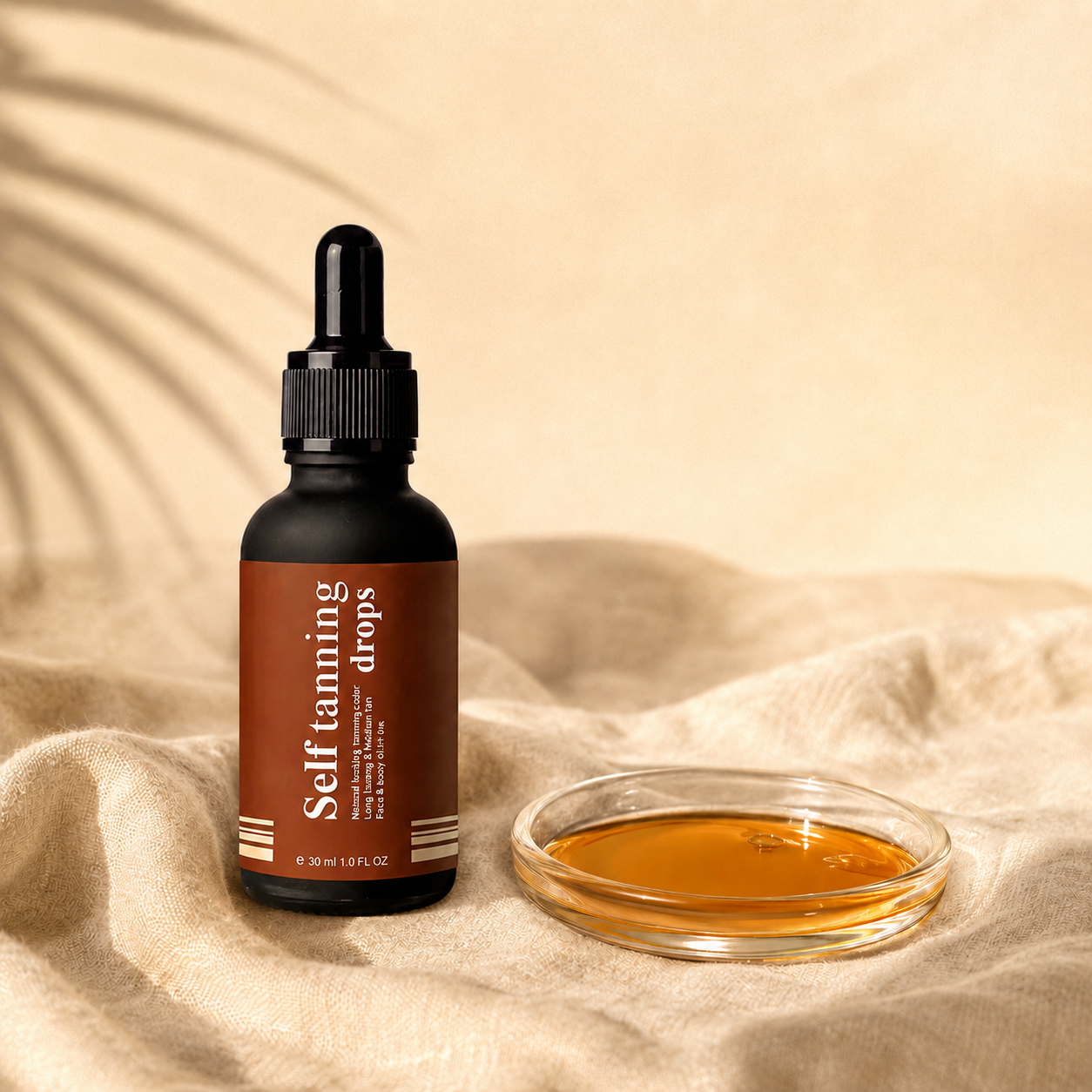3 drops — medium, just-back-from-vacation glow depth swatch